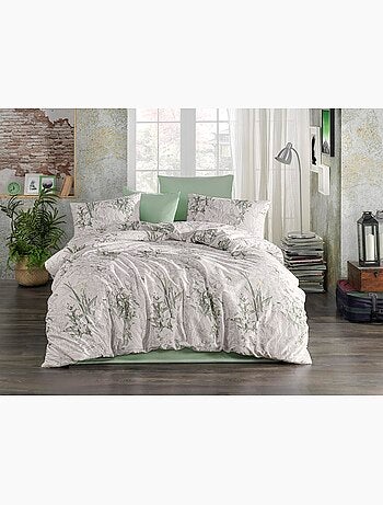 Juego de funda de edredón +funda de almohada 100% algodón