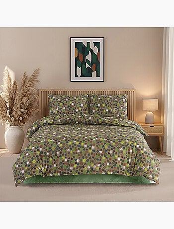 Juego de funda de edredón +funda de almohada 100% algodón