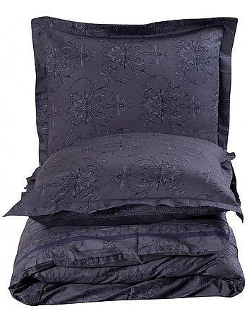 Juego de funda de edredón + funda de almohada satén de algodón "Melori