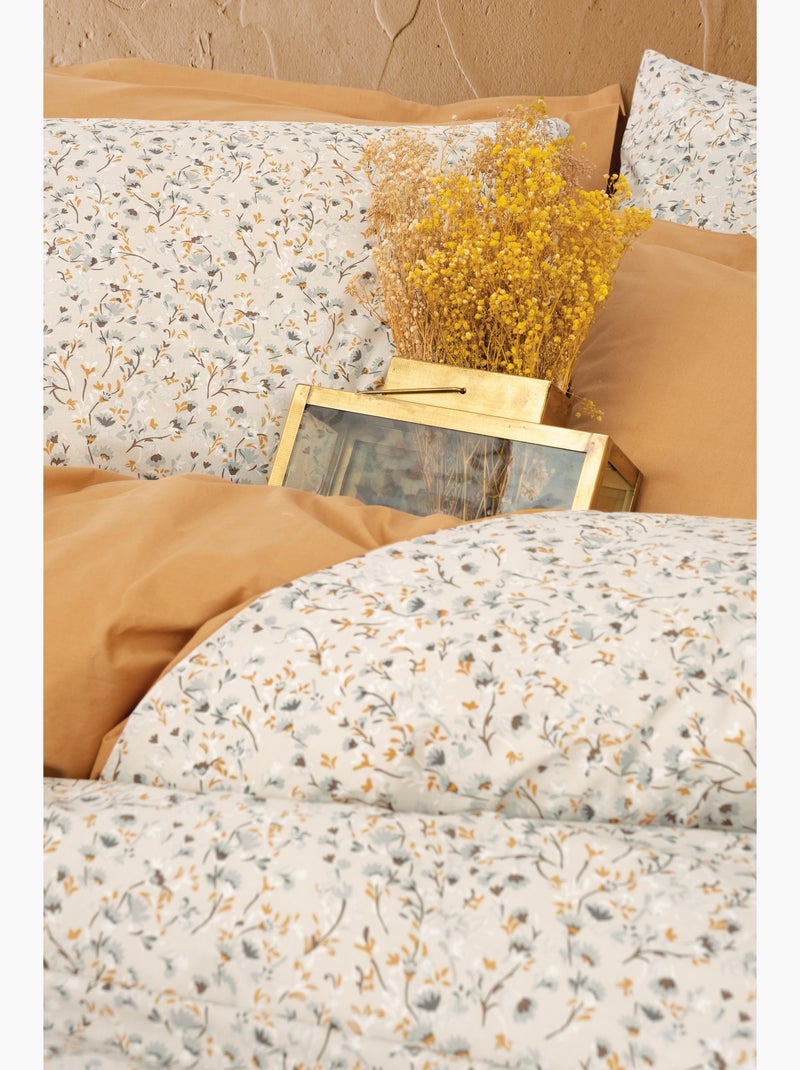 Juego de funda nórdica , 100% algodón. Beige - Kiabi