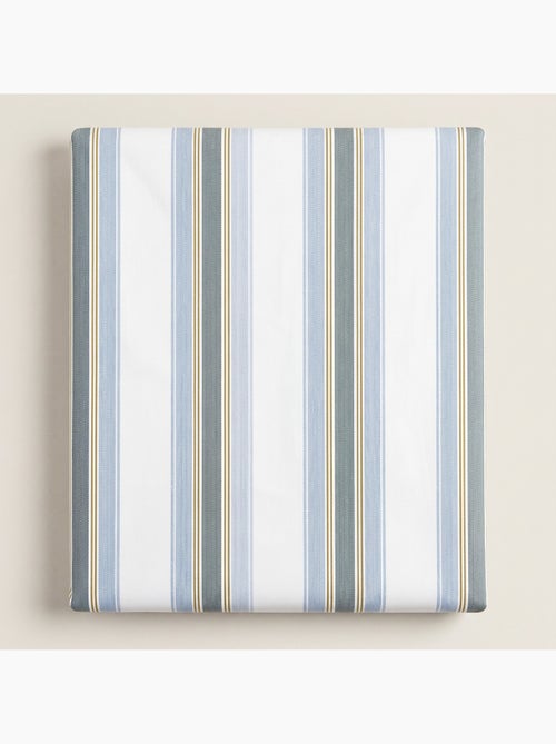 Juego de funda nórdica 100% algodón con funda/s de almohada, raya ancha - gamusi. - Kiabi