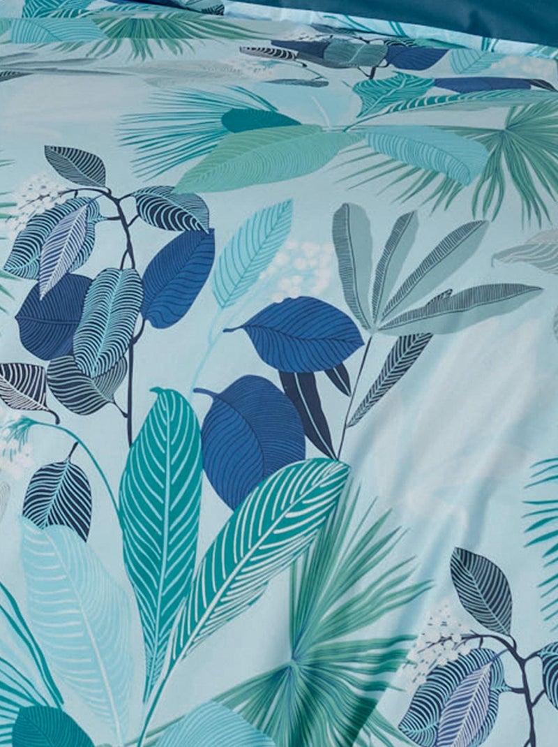 Juego de funda nórdica de estilo tahitiano Azul - Kiabi
