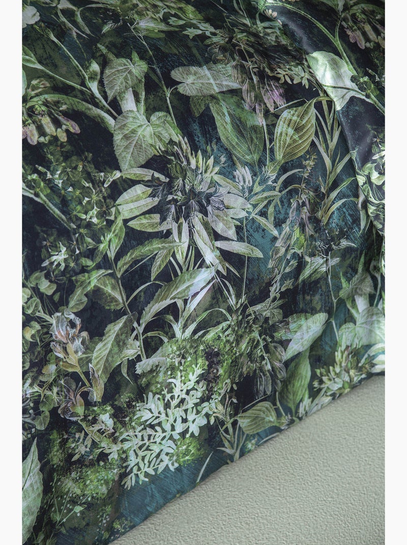 Juego de funda nórdica , satén de algodón Verde - Kiabi