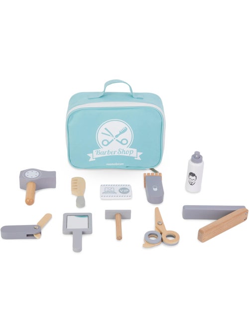 Juego de imitación peluquería de madera con bolsa mamabrum - Kiabi Juego de imitación peluquería de madera con bolsa mamabrum - Kiabi