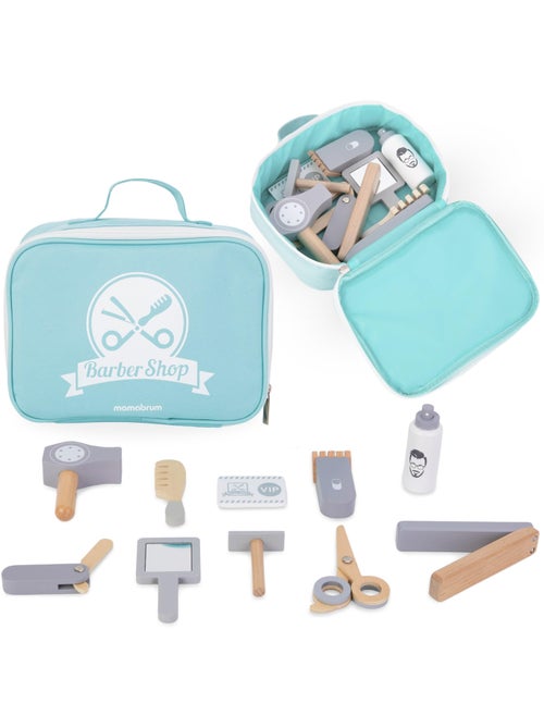 Juego de imitación peluquería de madera con bolsa mamabrum - Kiabi Juego de imitación peluquería de madera con bolsa mamabrum - Kiabi
