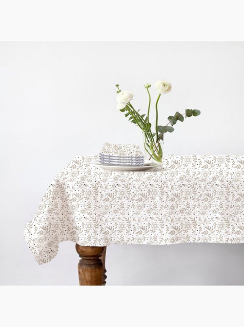 Juego de mantel rectangular de algodón estampado floral VERONE – Future Home - Kiabi