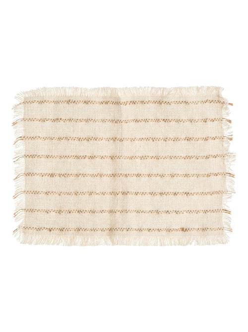 Juego de manteles individuales de yute - Kiabi