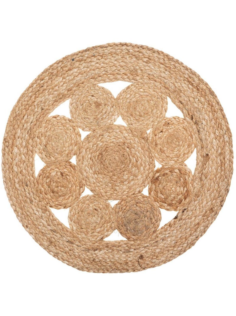 Juego de mesa de yute calado d 38 Beige - Kiabi