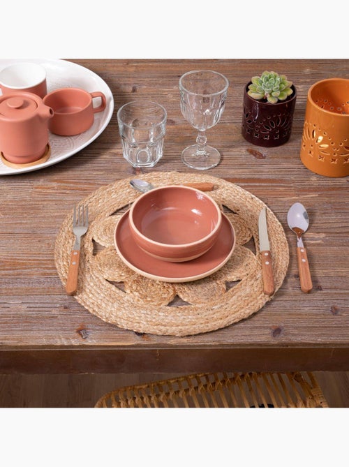 Juego de mesa de yute calado d 38 - Kiabi