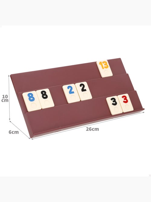 Juego de mesa rummy clásico con fichas y soportes para 2 a 4 jugadores cb games - Kiabi Juego de mesa rummy clásico con fichas y soportes para 2 a 4 jugadores cb games - Kiabi