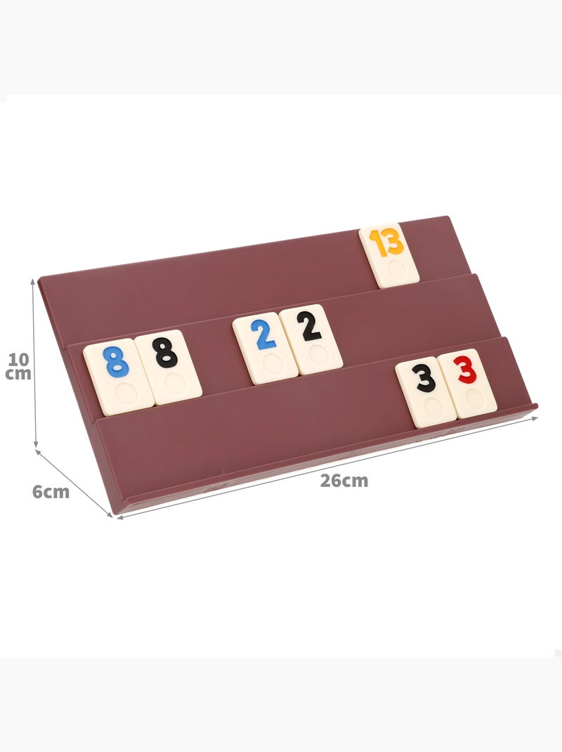 Juego de mesa rummy clásico con fichas y soportes para 2 a 4 jugadores cb games N/D - Kiabi