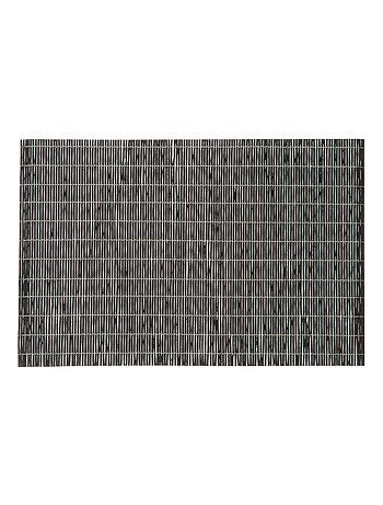 Juego de posavasos de bambú negro