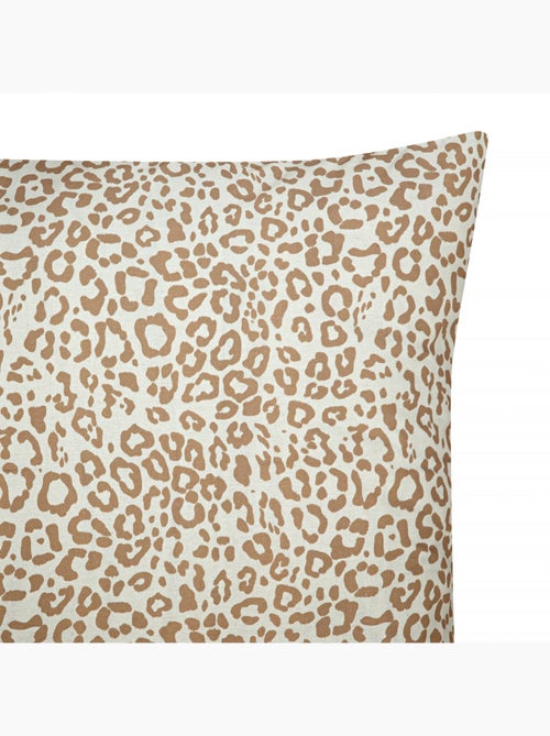 Juego de ropa de cama de algodón con estampado de leopardo - Kiabi Juego de ropa de cama de algodón con estampado de leopardo - Kiabi
