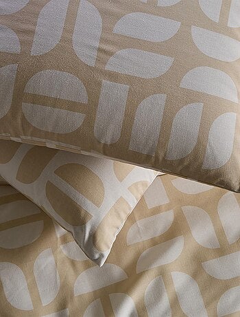 Juego de ropa de cama doble de polialgodón con estampado geométrico