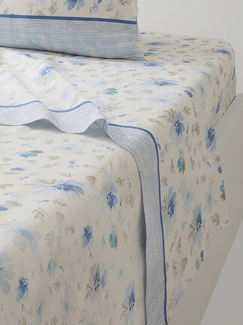 Juego de ropa de cama floral (sábana(s) + funda(s) de almohada) - Afibel - Kiabi