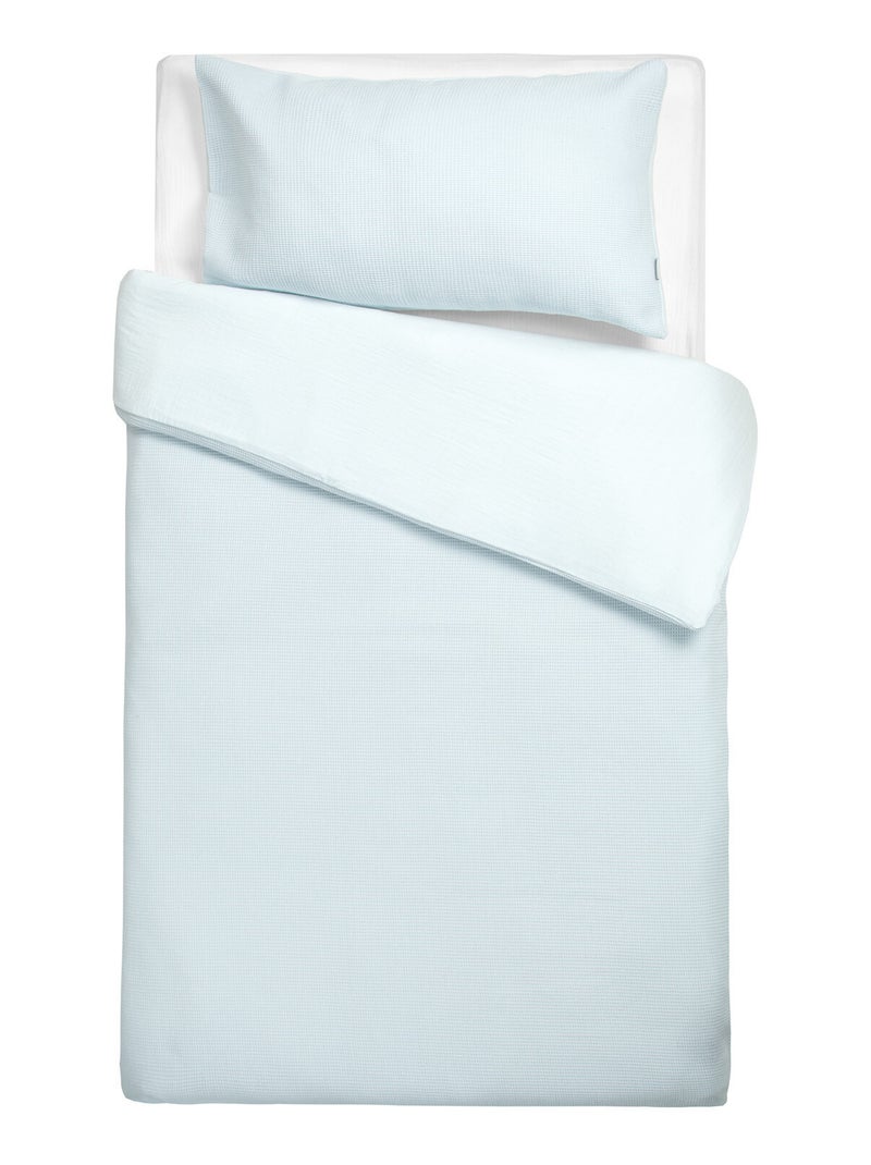 Juego de ropa de cama para bebé reversible gasa de algodón | SEVIRA KIDS Azul - Kiabi