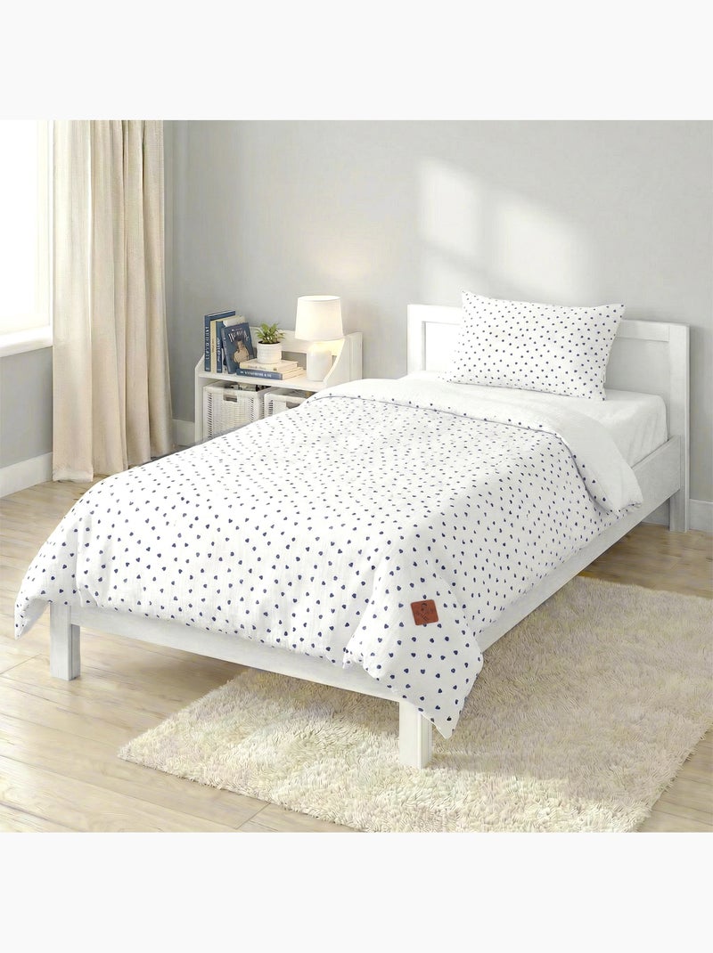 Juego de ropa de cama para bebé reversible gasa de algodón | SEVIRA KIDS Azul - Kiabi