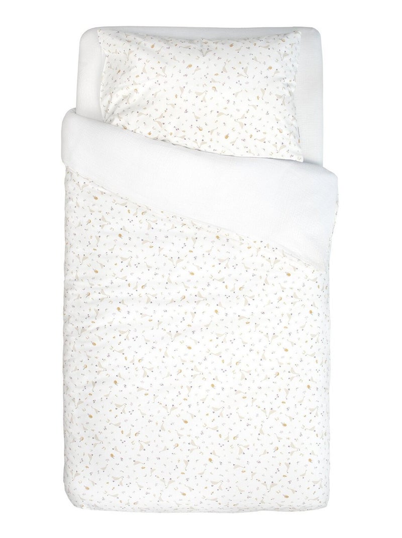 Juego de ropa de cama para bebé reversible gasa de algodón | SEVIRA KIDS Beige - Kiabi