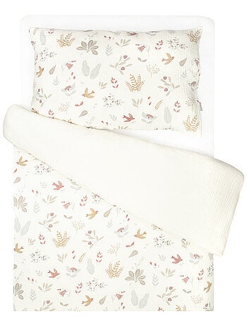 Juego de ropa de cama para bebé reversible gasa de algodón | SEVIRA KIDS