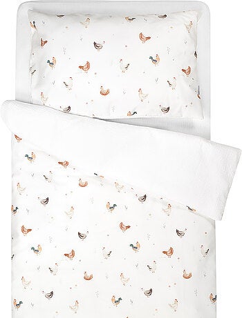 Juego de ropa de cama para bebé reversible gasa de algodón | SEVIRA KIDS