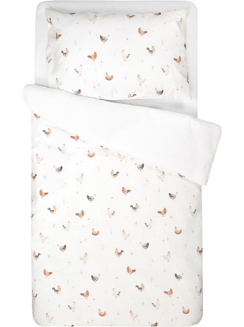 Juego de ropa de cama para bebé reversible gasa de algodón | SEVIRA KIDS - Kiabi