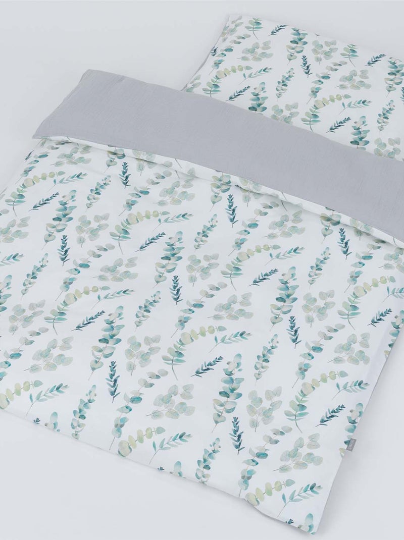 Juego de ropa de cama para bebé reversible gasa de algodón | SEVIRA KIDS Gris - Kiabi