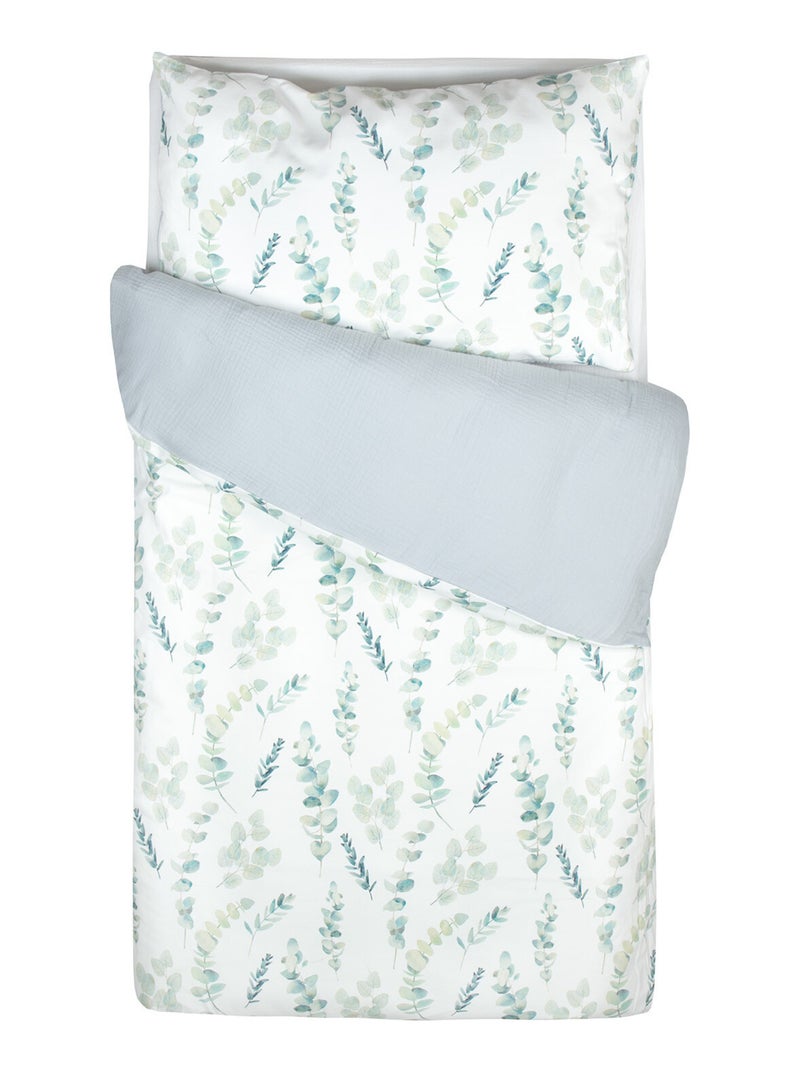 Juego de ropa de cama para bebé reversible gasa de algodón | SEVIRA KIDS Gris - Kiabi