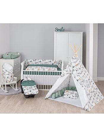 Juego de ropa de cama para bebé reversible gasa de algodón | SEVIRA KIDS