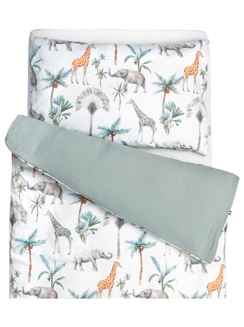 Juego de ropa de cama para bebé reversible gasa de algodón | SEVIRA KIDS - Kiabi