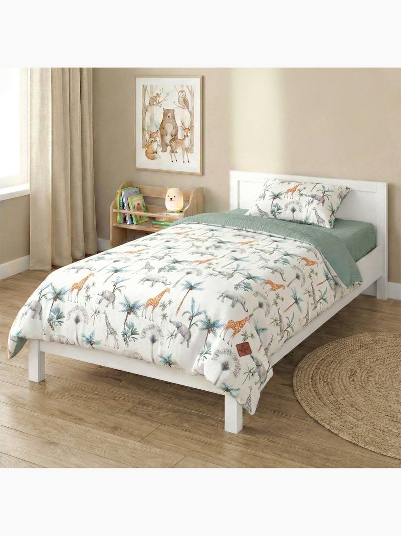 Juego de ropa de cama para bebé reversible gasa de algodón | SEVIRA KIDS Verde - Kiabi