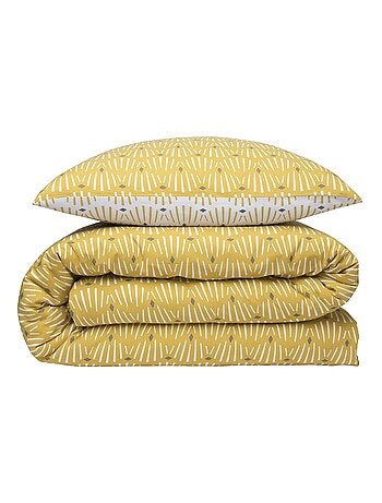 Juego de ropa de cama reversible de polialgodón para cama doble