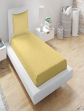 Juego de sábana bajera y funda de almohada