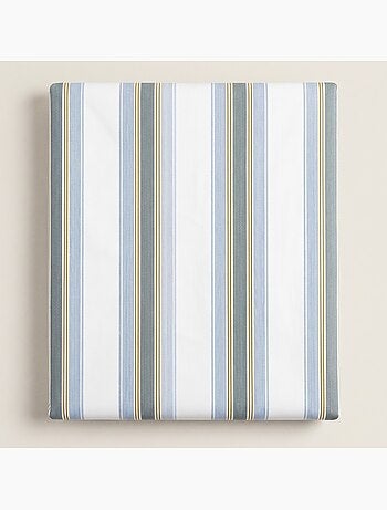 Juego de sábanas 100% algodón con funda/s de almohada raya ancha - gamusi.