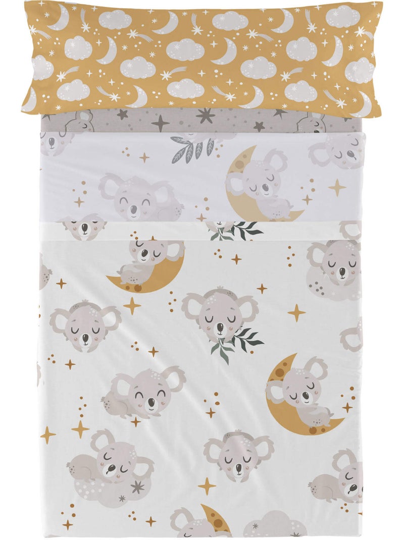 Juego de sábanas 2 piezas Baby koala "Happyfriday" Multicolor - Kiabi