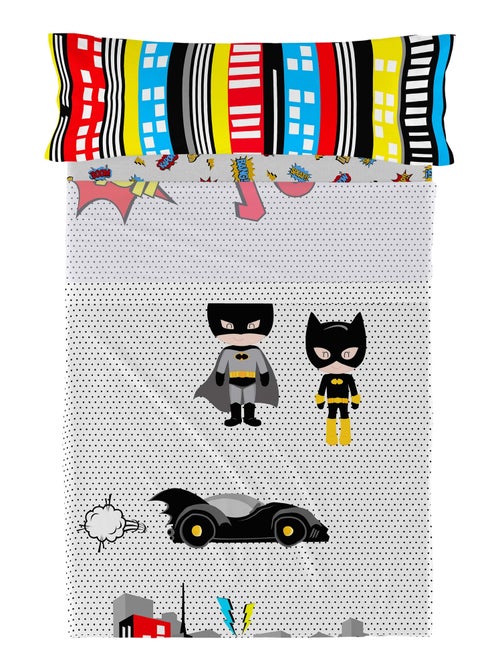 Juego de sábanas 2 piezas Bat "Happyfriday" - Kiabi