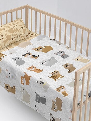 Juego de sábanas 2 piezas Cats "Happyfriday