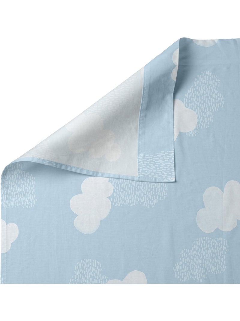 Juego de sábanas 2 piezas Clouds "Happyfriday" Azul - Kiabi