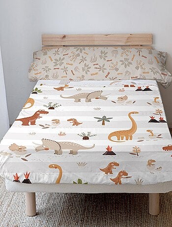 Juego de sábanas 2 piezas Dino family "Happyfriday