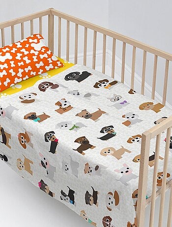 Juego de sábanas 2 piezas Dogs "Happyfriday