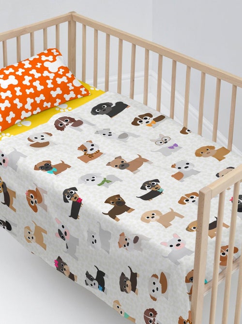 Juego de sábanas 2 piezas Dogs "Happyfriday" - Kiabi