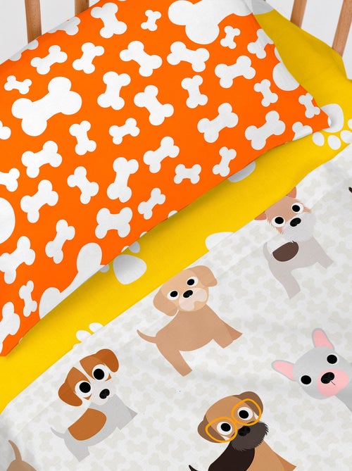 Juego de sábanas 2 piezas Dogs "Happyfriday" - Kiabi