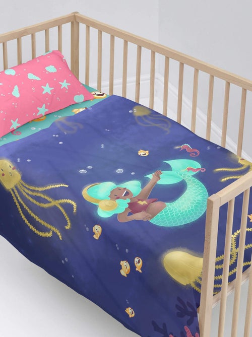 Juego de sábanas 2 piezas Happy mermaid "Happyfriday" - Kiabi