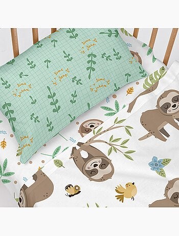 Juego de sábanas 2 piezas Happy sloth "Happyfriday