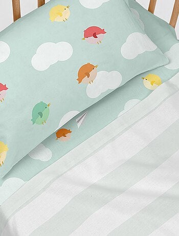 Juego de sábanas 2 piezas Learning to fly "Happyfriday