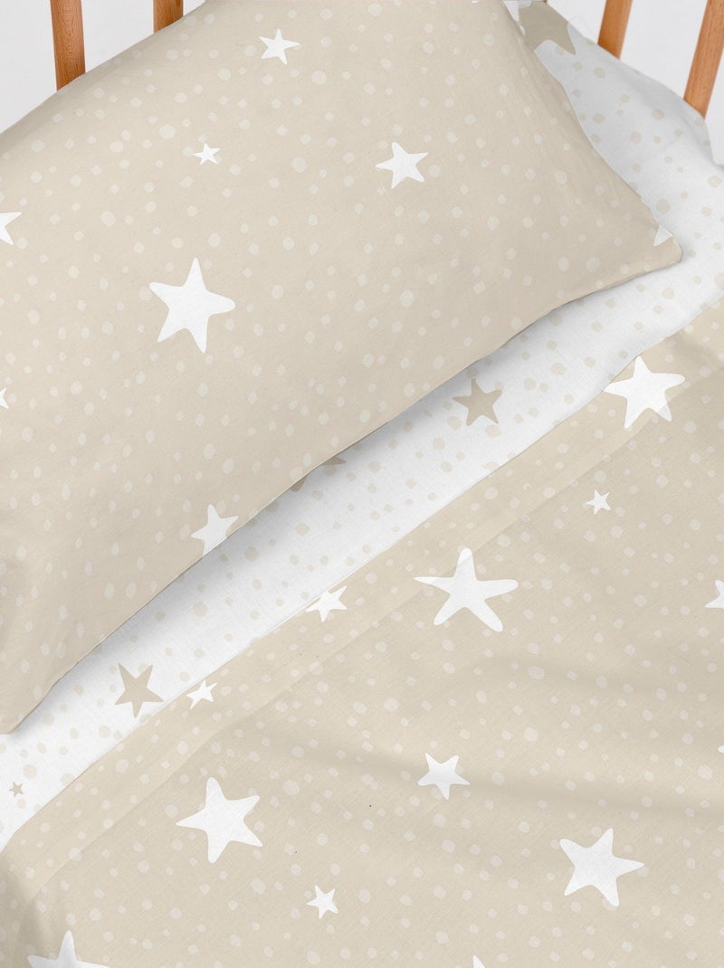 Juego de sábanas 2 piezas Little star "Happyfriday" Beige - Kiabi