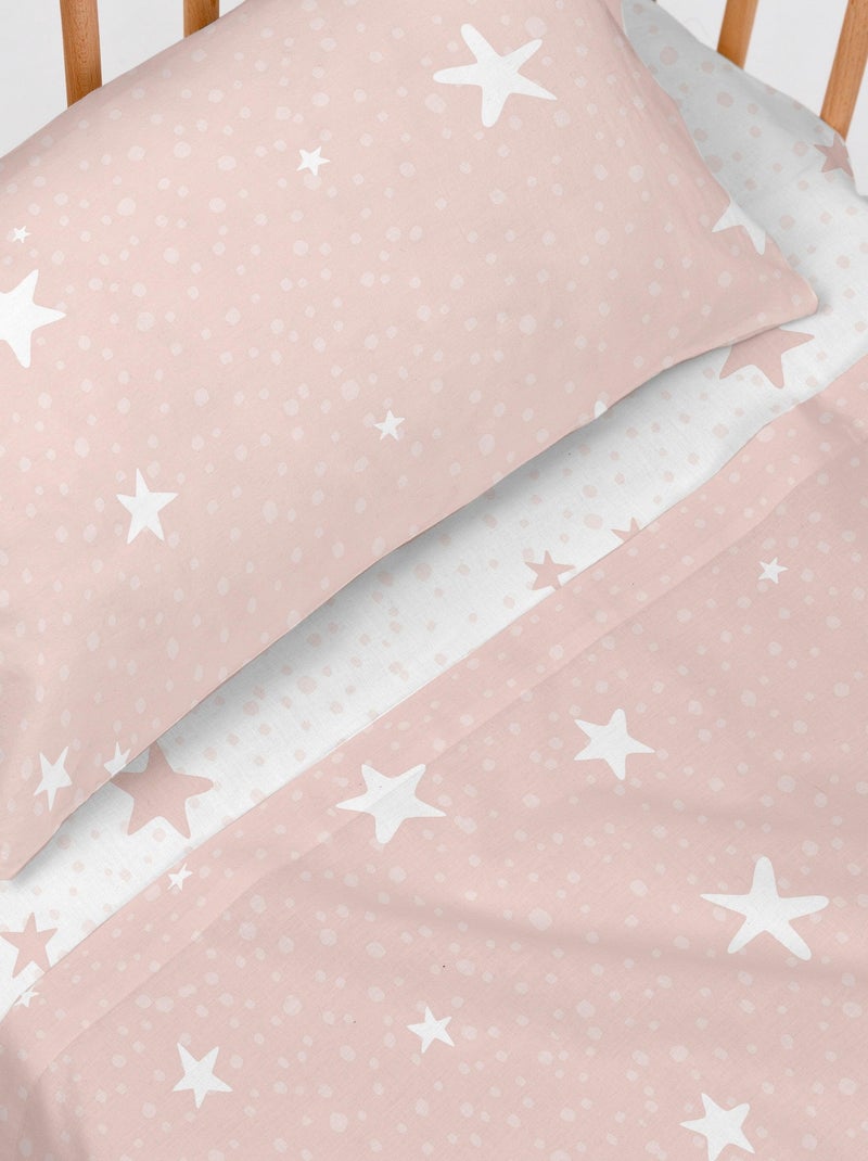 Juego de sábanas 2 piezas Little star "Happyfriday" Rosa - Kiabi