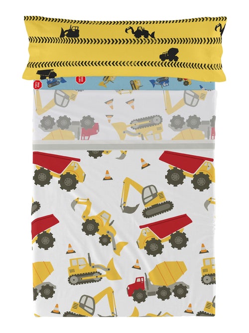 Juego de sábanas 2 piezas Machinery "Happyfriday" - Kiabi