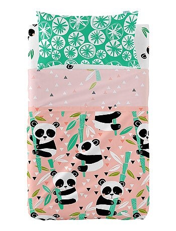 Juego de sábanas 2 piezas Panda garden "Happyfriday