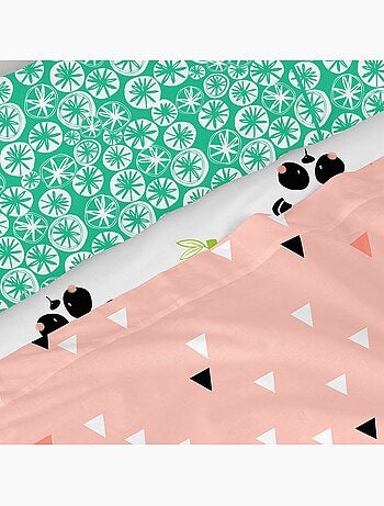 Juego de sábanas 2 piezas Panda garden "Happyfriday