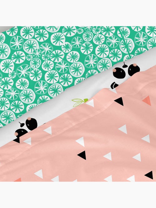 Juego de sábanas 2 piezas Panda garden "Happyfriday" - Kiabi